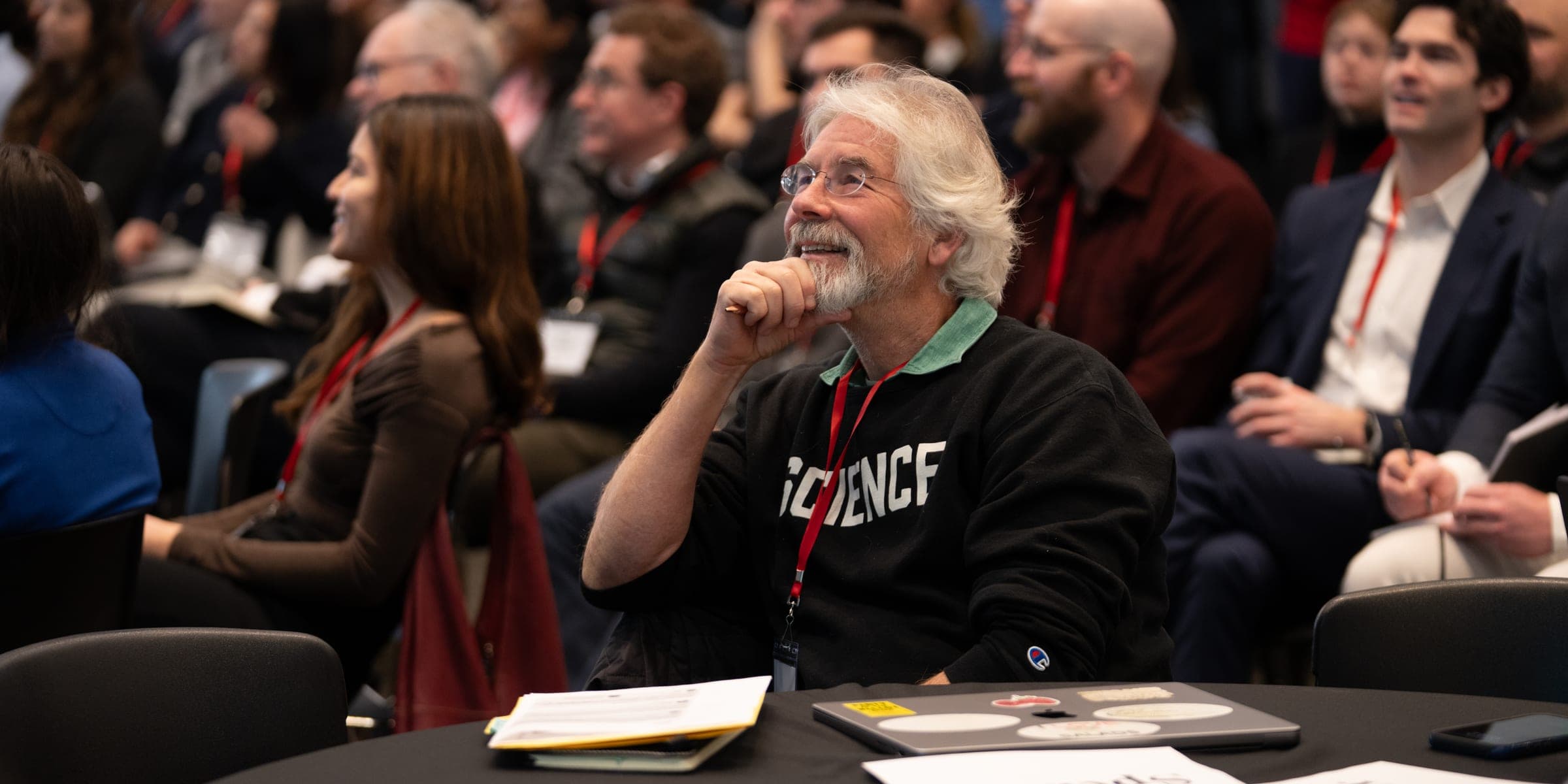 The audience at the Consumer Health Conference at Stanford Medicine
